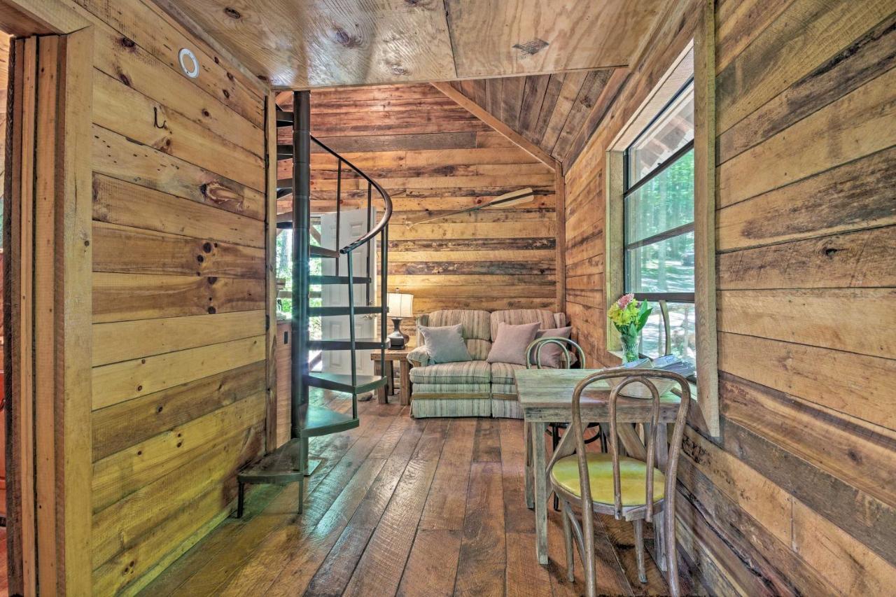 Creekside Cabin With Deck In Pisgah Forest! Barnardsville Ngoại thất bức ảnh