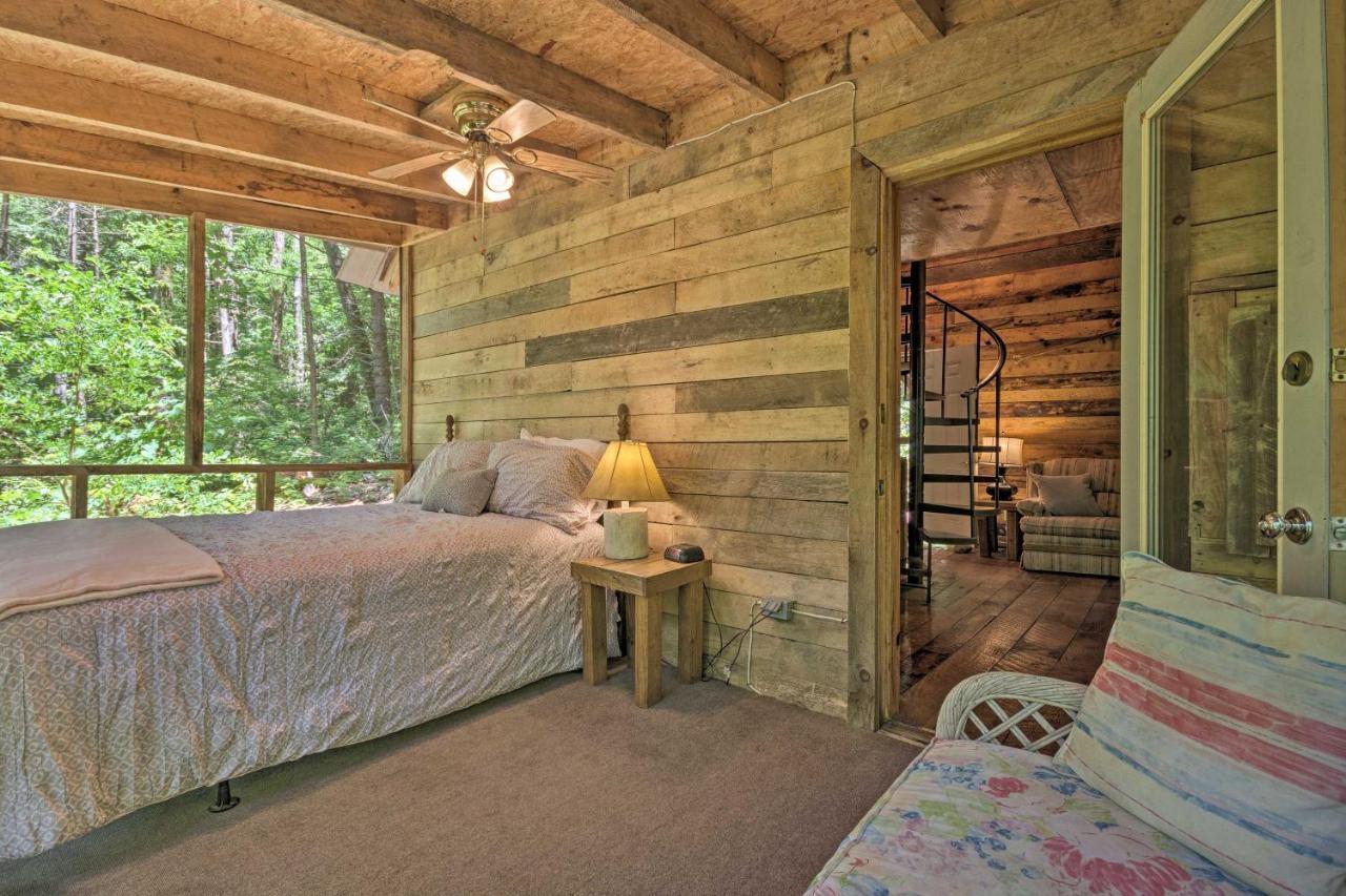 Creekside Cabin With Deck In Pisgah Forest! Barnardsville Ngoại thất bức ảnh