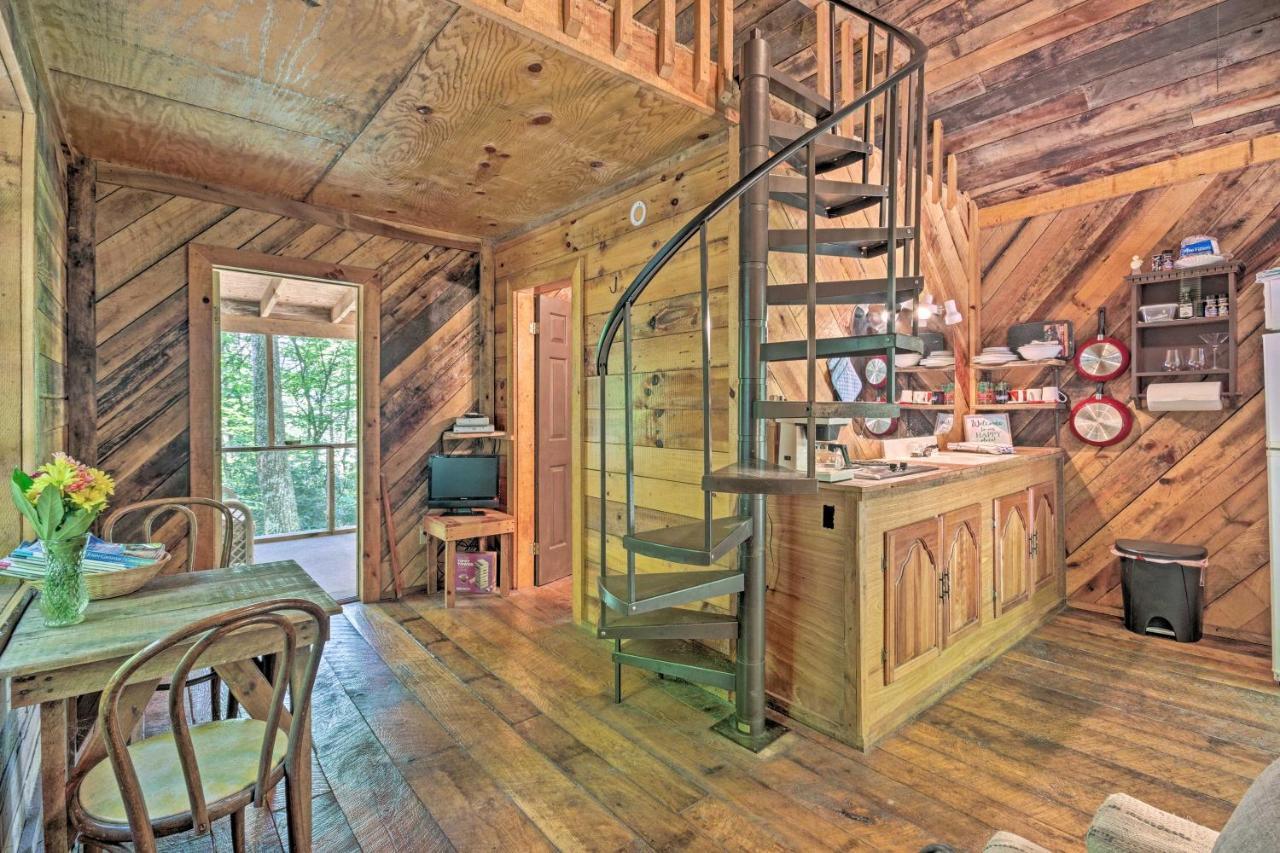 Creekside Cabin With Deck In Pisgah Forest! Barnardsville Ngoại thất bức ảnh