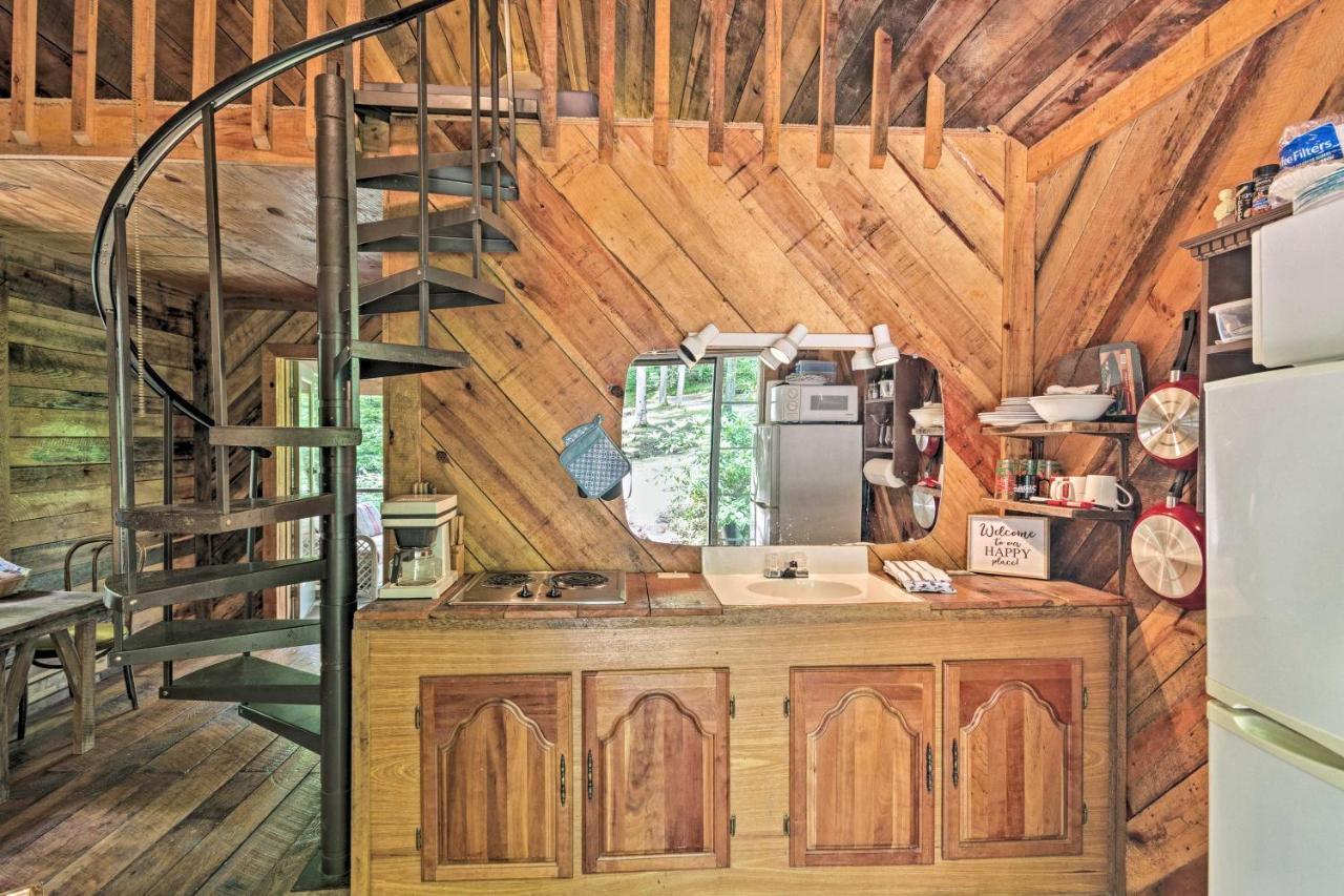 Creekside Cabin With Deck In Pisgah Forest! Barnardsville Ngoại thất bức ảnh
