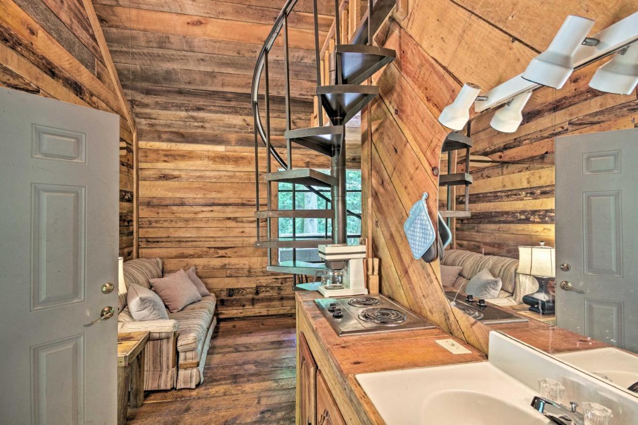 Creekside Cabin With Deck In Pisgah Forest! Barnardsville Ngoại thất bức ảnh