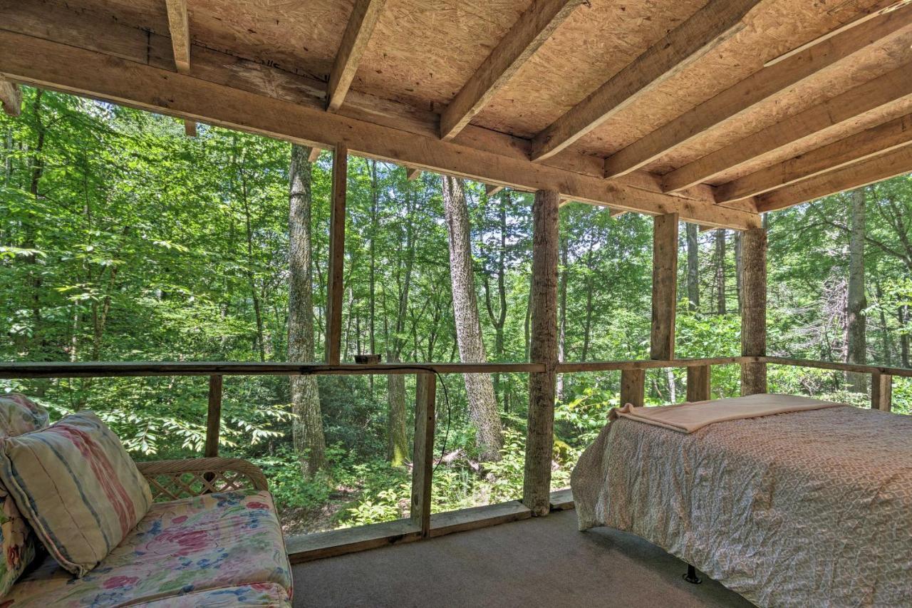 Creekside Cabin With Deck In Pisgah Forest! Barnardsville Ngoại thất bức ảnh